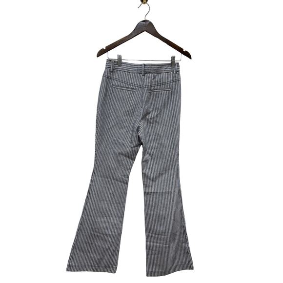 Derek Lam 10 Crosby Striped Flared Pants Size 4 - Picture 9 of 11